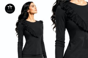 Elegant women's knitwear fashion collection